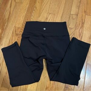 Lululemon Leggings Wunder Under Crop black